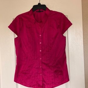 Antonio Melani pink button up blouse